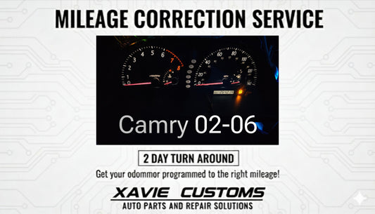 Toyota Camry 02-06 odometer correction service