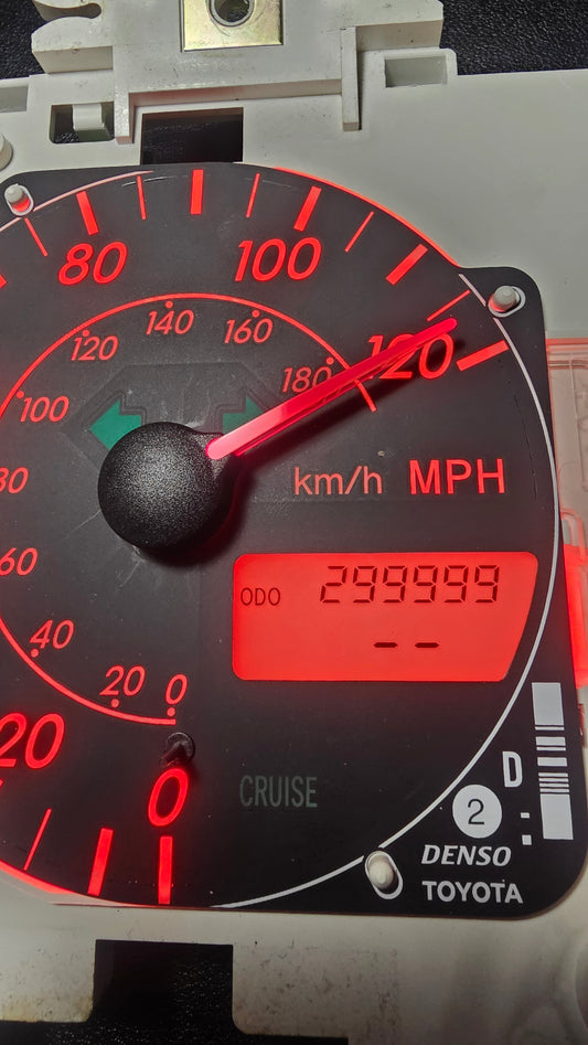 Toyota matrix 03-08 odometer repair 299,999 miles